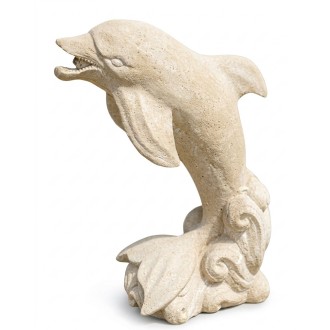 Dauphin grand bleu 115 cm ton vieilli