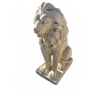 Lion 58 cm ton vieilli