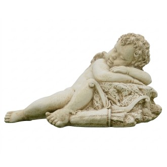Ange endormi 25 cm ton vieilli