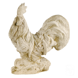 Coq en pierre - H 45cm
