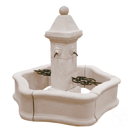 Fontaine Provence Pierre vieillie - H 155cm Fontaine Provence Pierre vieillie - H 155cm