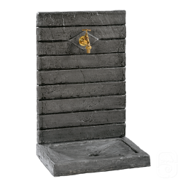 Fontaine murale contemporaine 250 anthracite - H 74cm 