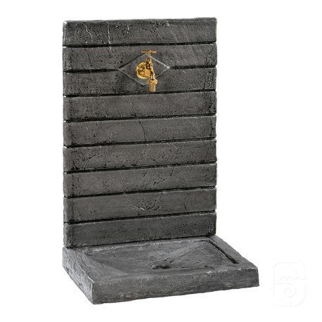 Fontaine murale contemporaine 250 anthracite - H 74cm Fontaine murale contemporaine 250 anthracite - H 74cm