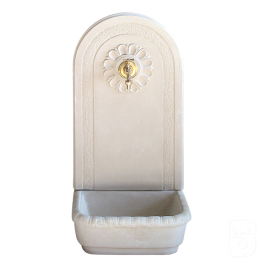 Fontaine murale Valence ton blanc