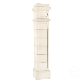 Pilier Médoc 40 blanc en pierre reconstituée - H 229cm