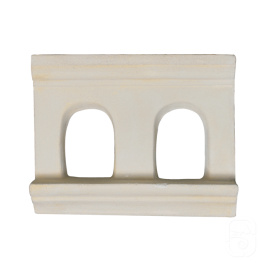 Pigeonnier classique 2 entrées ton blanc