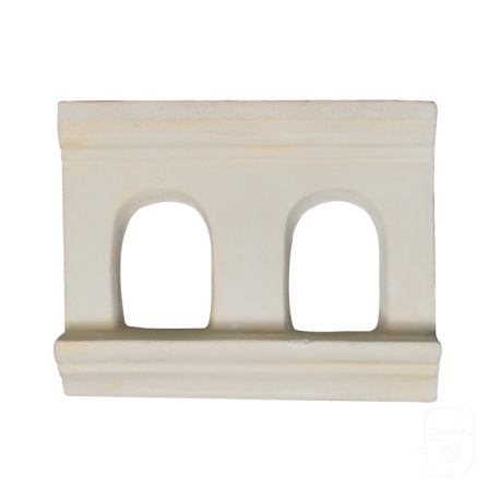 Pigeonnier classique 2 entrées ton blanc