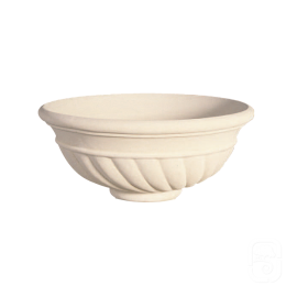 Coupe 226 en pierre reconstituée ton blanc - Ø 56cm