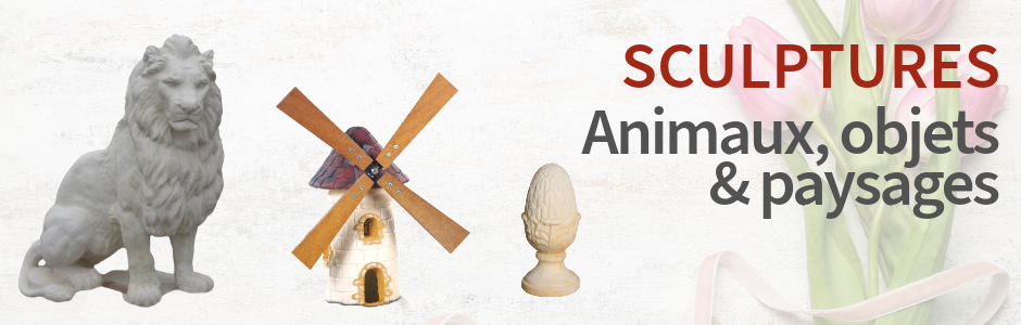 Sculptures artisanales en pierre
