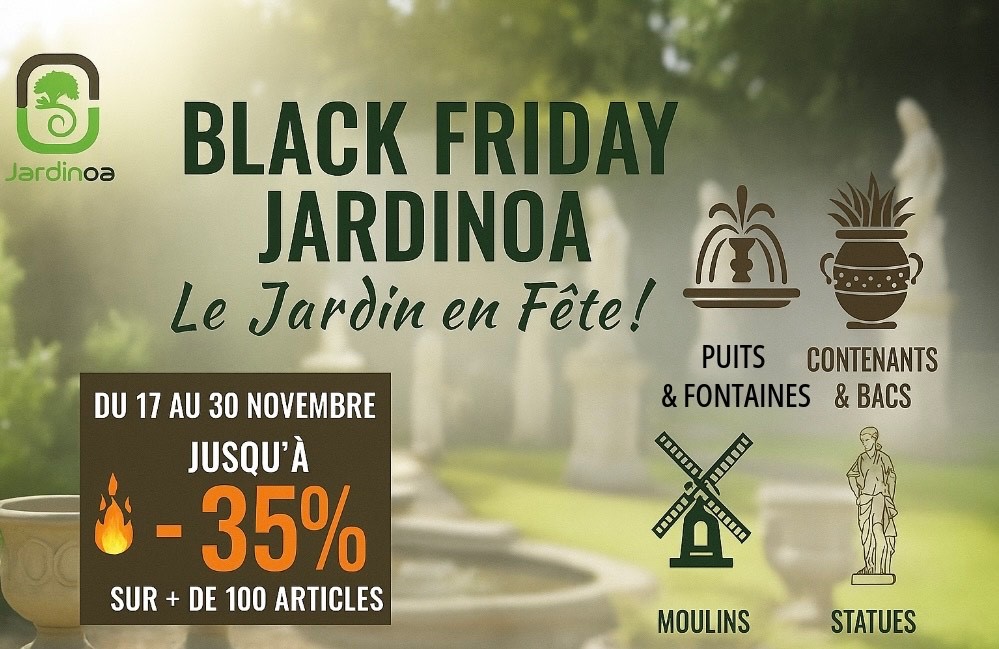 Promo Black Friday chez Jardinoa