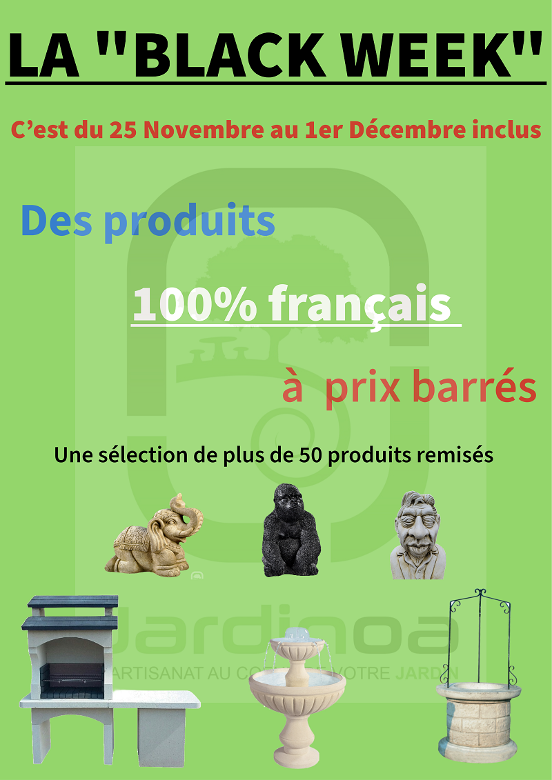 Promo Black Friday chez Jardinoa